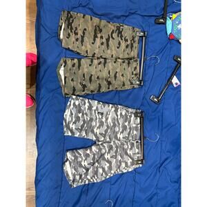 Magellan Boys Camo Fishing Shorts Bundle Size 10 Lot of 2 Performance Outdoor